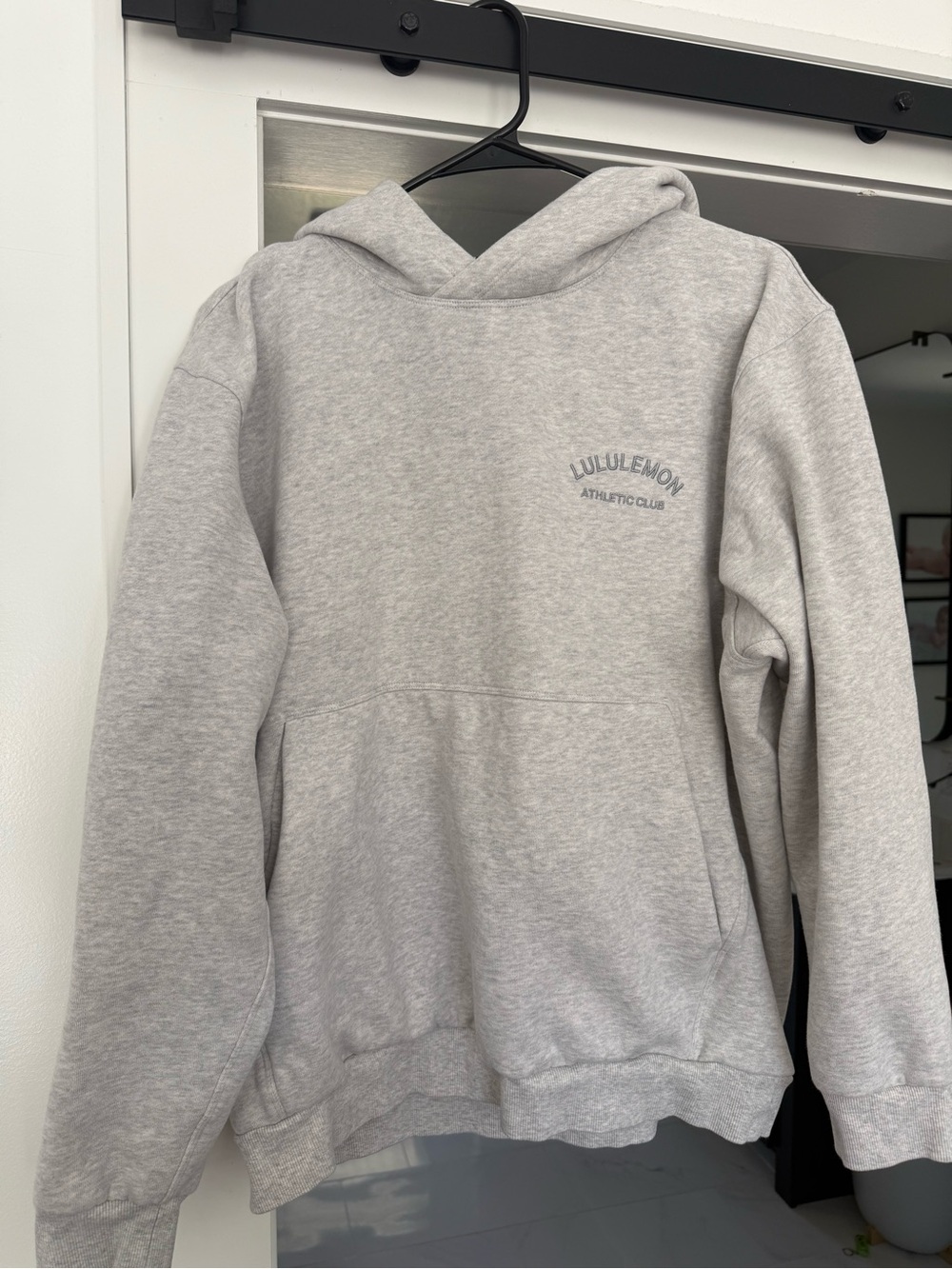 lululemon athletica Light Gray Men's Hoodie Sweatshirt